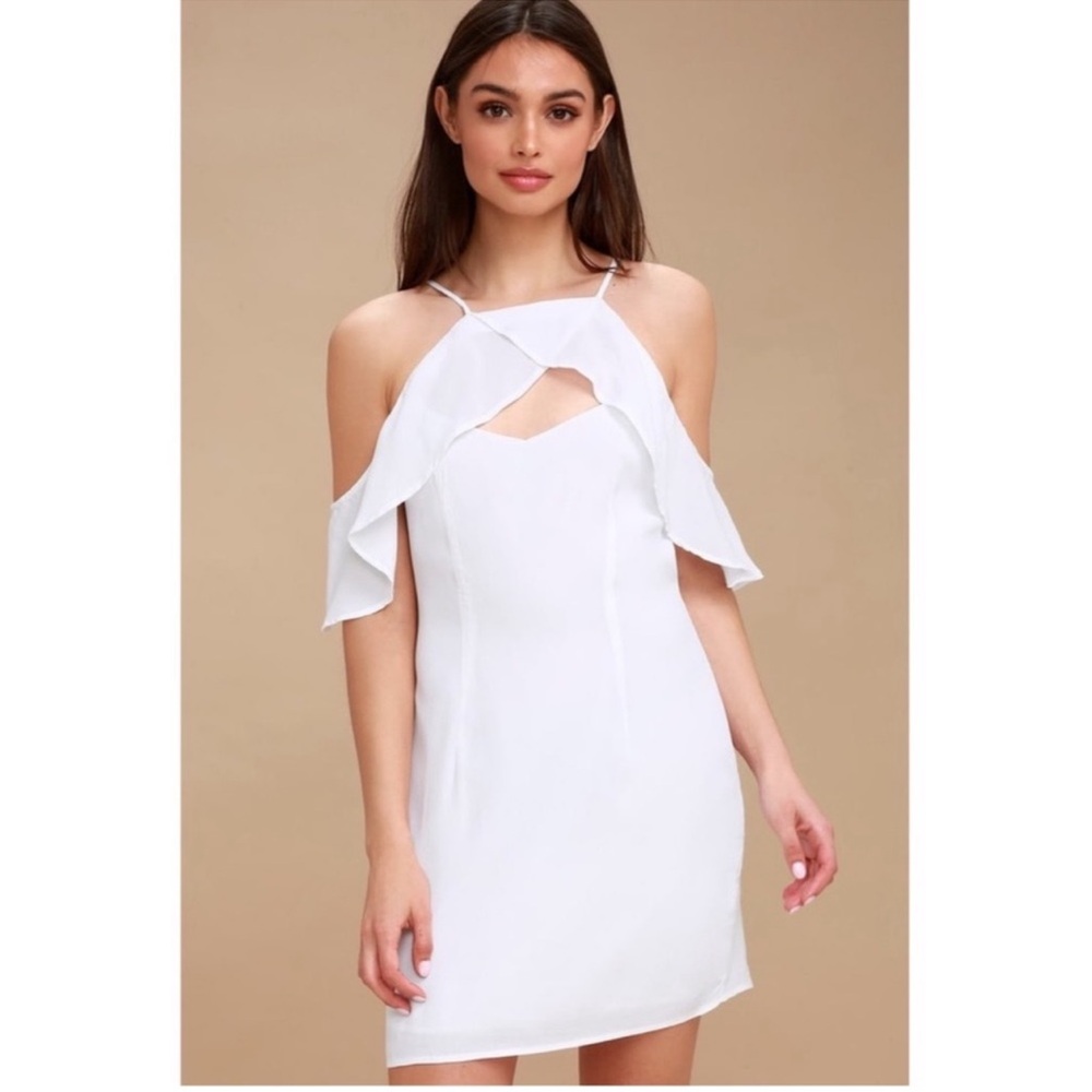 NWT BB Dakota Kaless Off the Shoulder Mini Dress